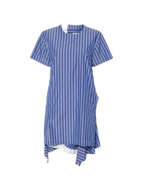 sacai asymmetric-hem dress