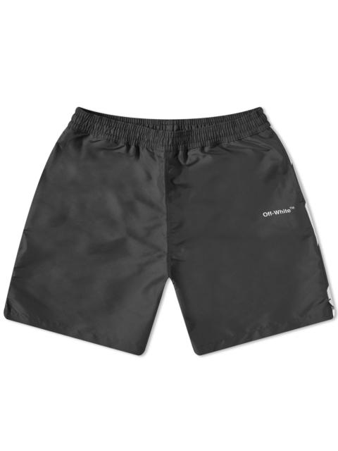 Off-White Off-White Diag Surfer Swim Shorts
