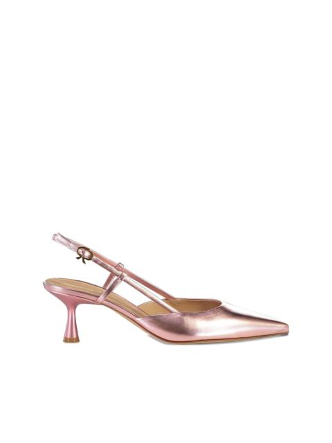 Gianvito Rossi 55mm Ascent leather pumps