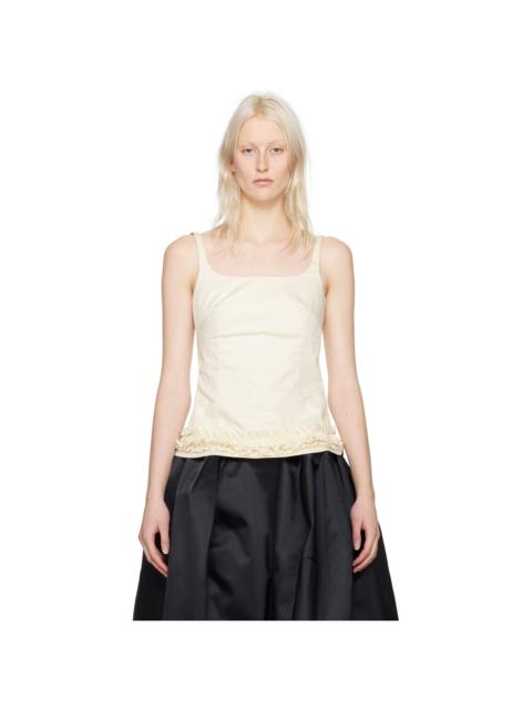 Molly Goddard Off-White Camille Tank Top