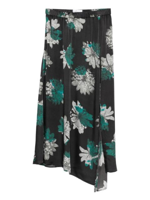 christian wijnants Sobat floral slit skirt
