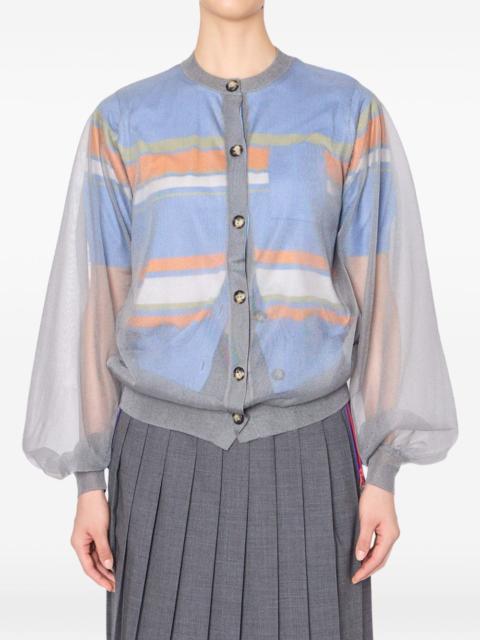 Kolor balloon-sleeve cardigan