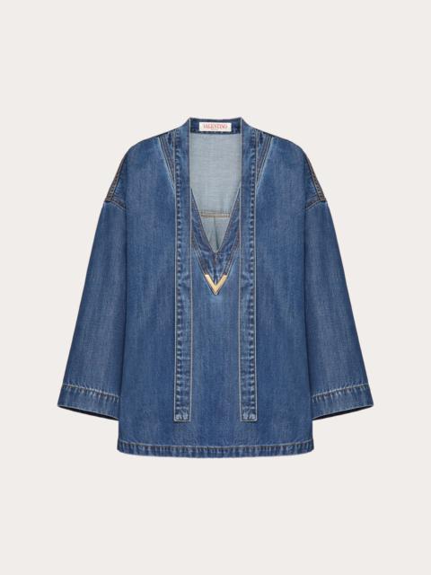 Valentino BLUE MEDIO DENIM KAFTAN