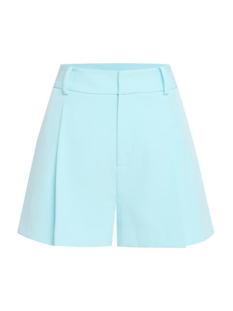 GENERATION LOVE Women's Sena Stretch-Crepe High-Waisted Shorts - Medium Blue