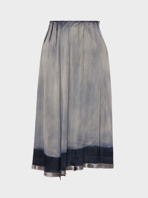 Maison Margiela Sun-faded midi skirt