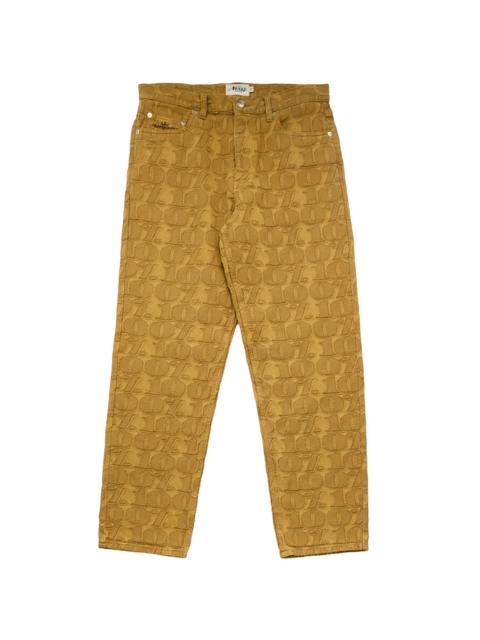 AWAKE NY Jacquard 100 Jeans "Brown" AWK FW24 DM001 BRN
