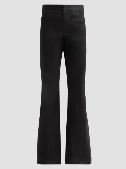 Vince Women's Stretch Cotton Flare Pants - Black