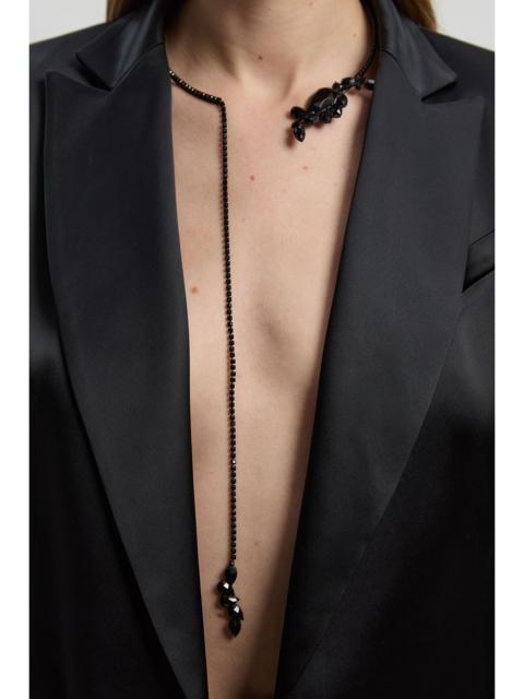 KAREN MILLEN Diamante Dropped Neck Cuff