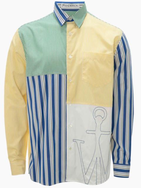 JW Anderson ANCHOR PATCHWORK CLASSIC SHIRT