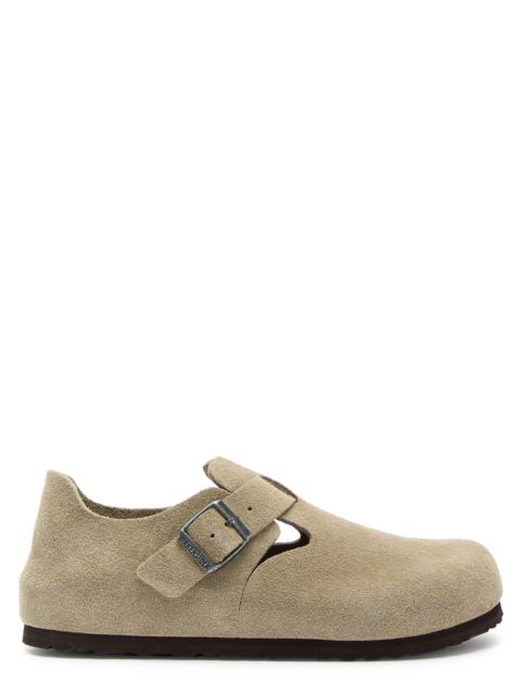 London suede clogs