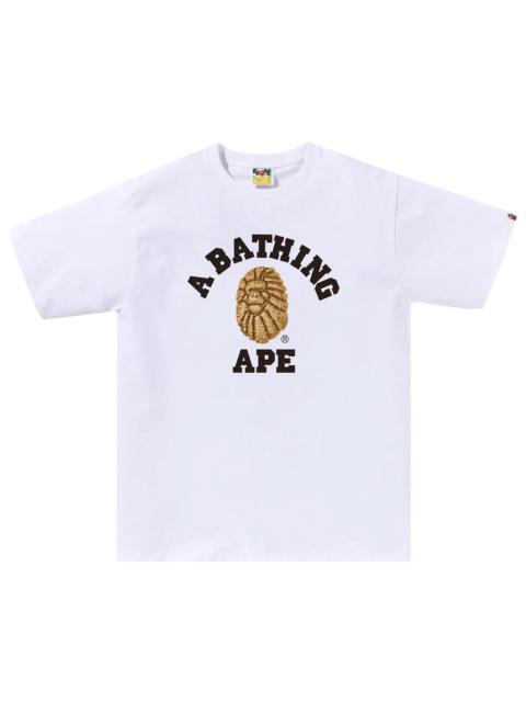 A BATHING APE® BAPE Jewels College Tee 'White'