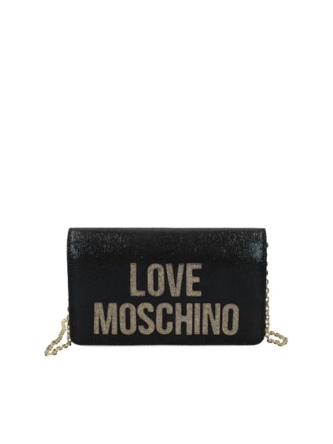 Moschino logo-embellishment crossbody bag
