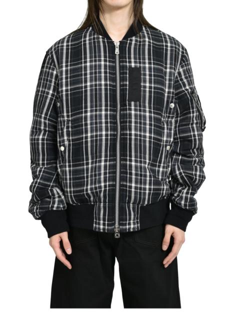 TAKAHIROMIYASHITA TheSoloist. FLANNEL FLIGHT JACKET / BLK X BLK
