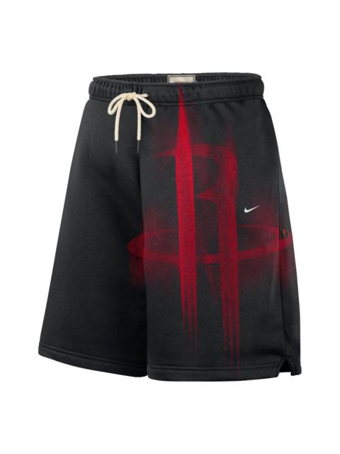 Nike Nike Houston Rockets Standard Issue Fleece Shorts 'Black White' IQ1489-010