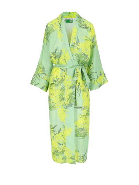 BERNADETTE The Linen Wrap Dress