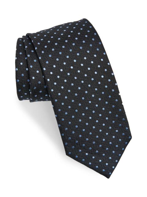 Dobby Dot Silk Tie