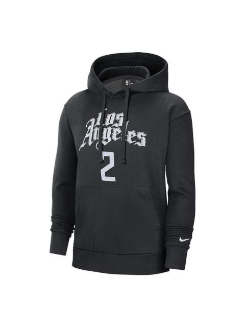 Nike Nike NBA City Edition Los Angeles Clippers No. 2 Sports Pullover Hoodie  DC0862-011