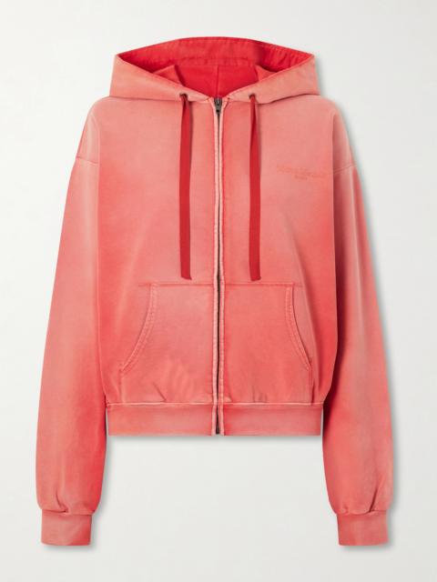 Maison Margiela Cotton-jersey Zip-up Hoodie