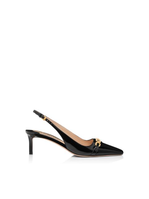 PATENT LEATHER WHITNEY SLINGBACK