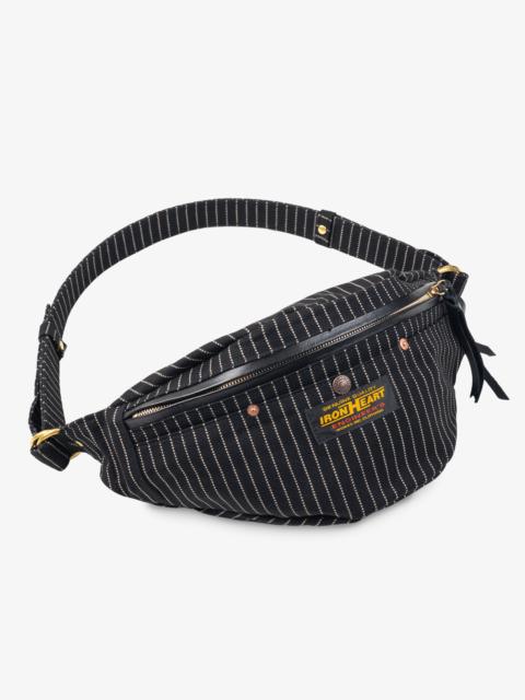 Iron Heart 12OZ WABASH WAIST BAG - BLACK