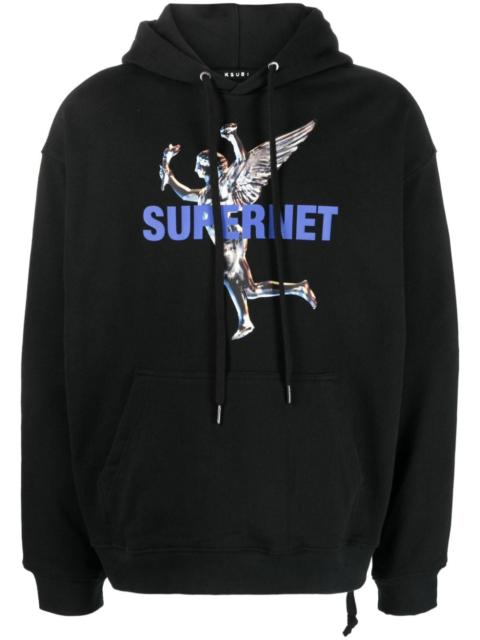 Ksubi Rolls-print crew-neck hoodie