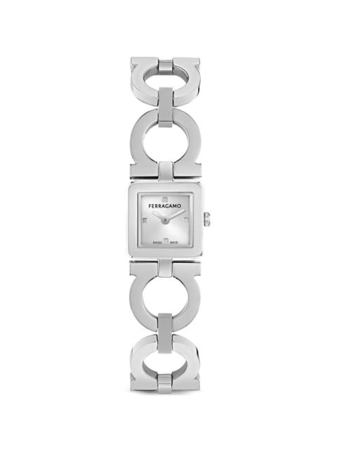 FERRAGAMO Double Gancini 19mm watch