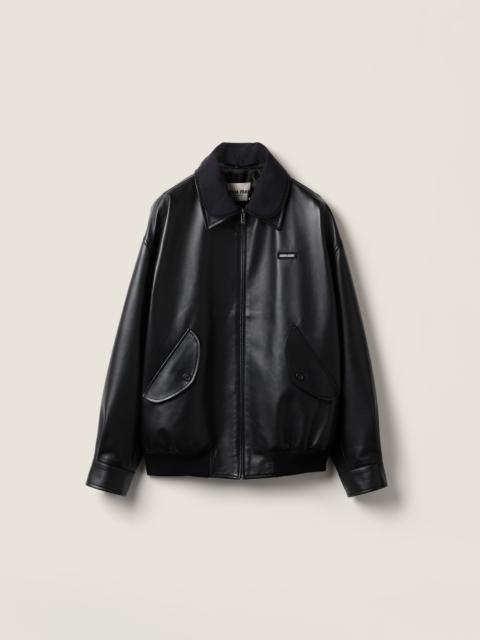 Miu Miu Nappa leather jacket