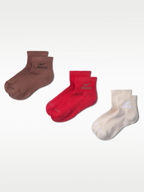 Nike NikeSKIMS Dri-FIT Quarter Sock (3 Pairs)
