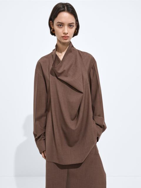Bottega Veneta Light Wool Toile Blouse