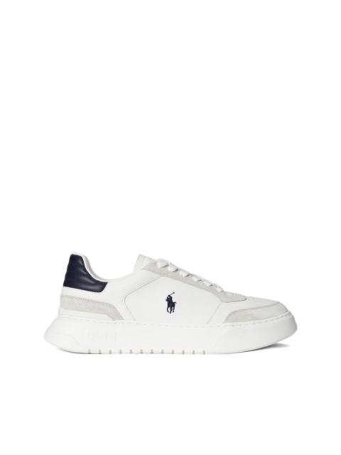 Polo Ralph Lauren leather low-top lace-up sneakers