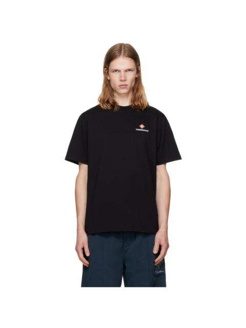 CASABLANCA Black Core Logo T-shirt