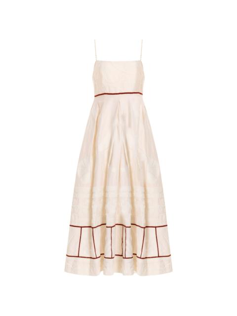 Agua by Agua Bendita Quimbaya Geometrico Midi Dress