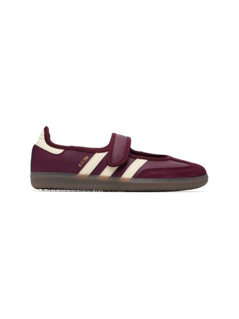 adidas Originals Burgundy Samba Jane Sneakers