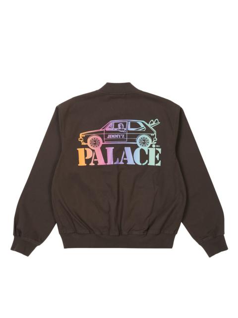 PALACE PALACE JIMMY'Z WASHED TWILL BOMBER GREY