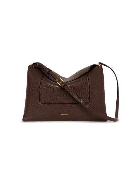WANDLER Women's Penelope Slouch Leather Shoulder Bag - Coffee Crust
