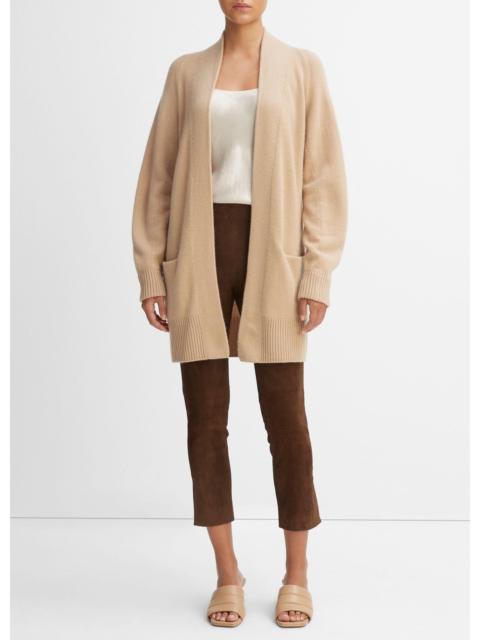 Vince Cashmere Open-Front Cardigan