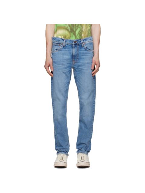 Nudie Jeans Blue Lean Dean Jeans
