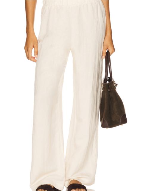 perfectwhitetee Woven Linen Pant