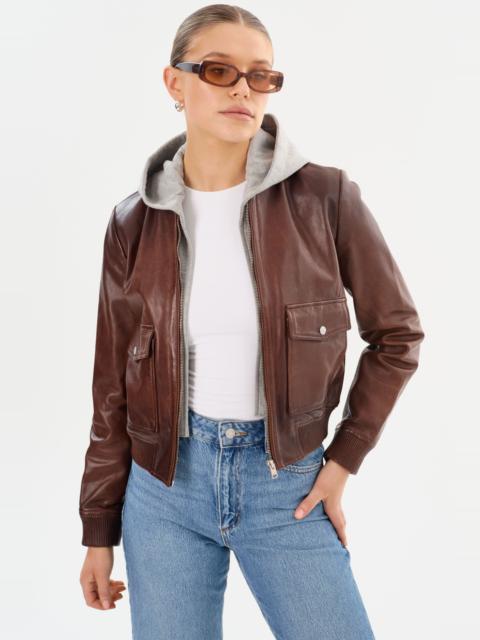 LAMARQUE CANDACE | Leather Bomber Jacket