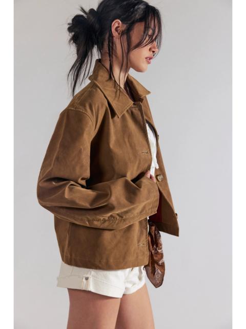 FREE PEOPLE We The Free Hera Vegan Suede Jacket