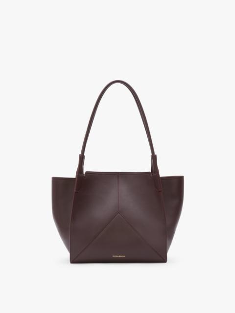 Victoria Beckham Victoria Tote Bag In Burgundy Leather