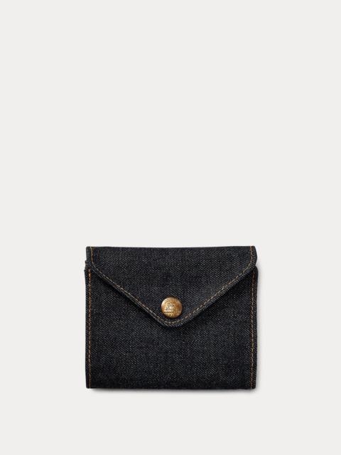 RRL by Ralph Lauren Indigo Denim Billfold Wallet