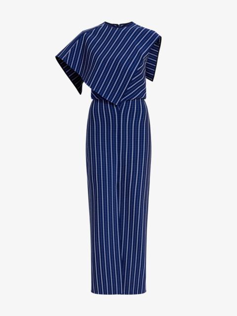 Proenza Schouler Selene Dress in Bi-Stretch Plaid Suiting