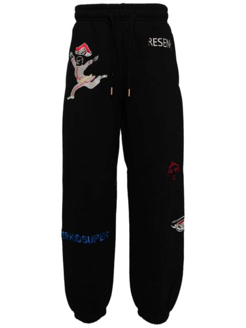 KidSuper embroidered-motif track pants
