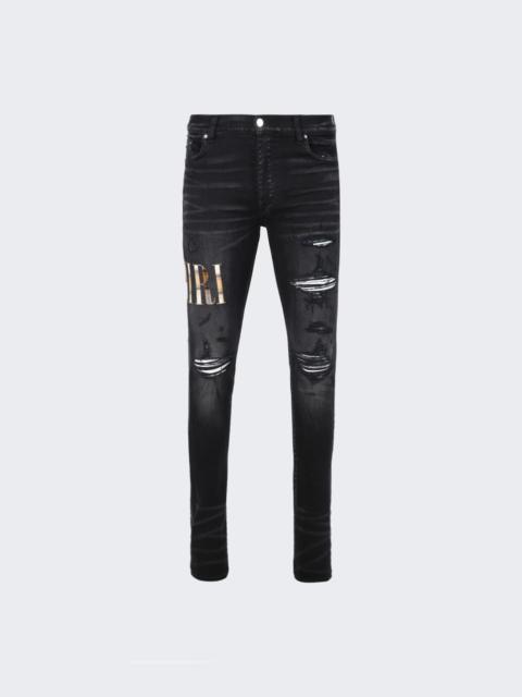 AMIRI Flannel Core Logo Jean Aged Black