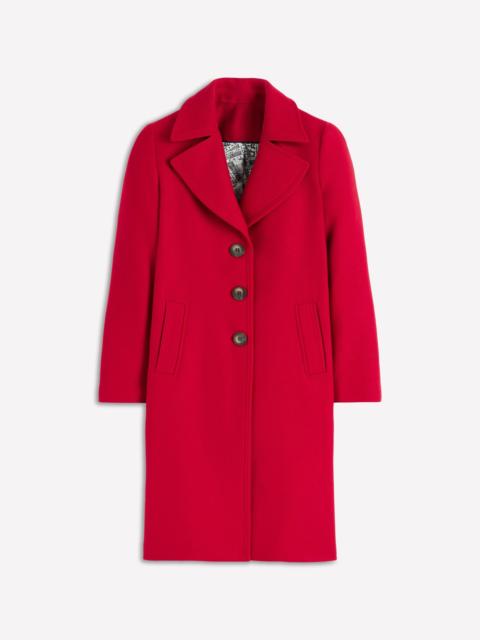 BODEN Newport Wool Coat-Cranberry Red