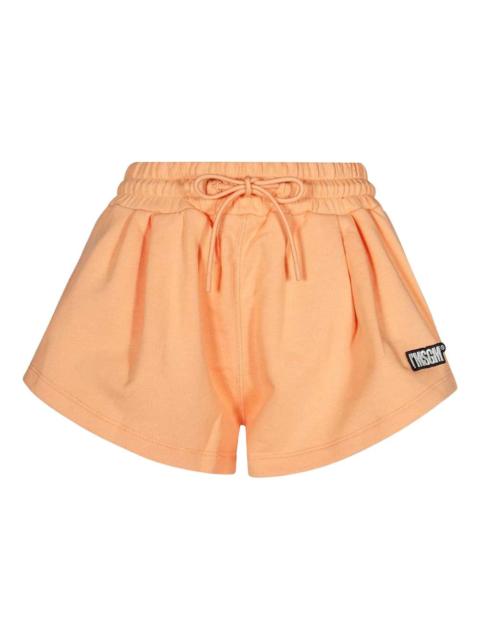 MSGM logo-patch track shorts