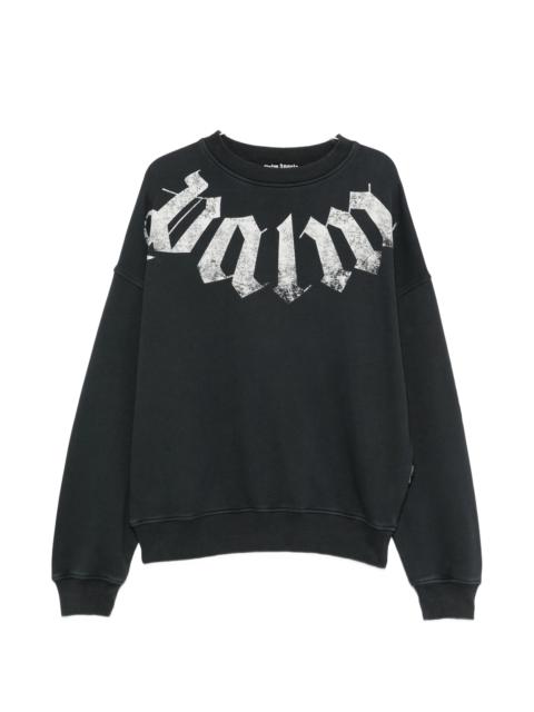Palm Angels Palm Angels Big Neck Logo Printed Sweatshirt