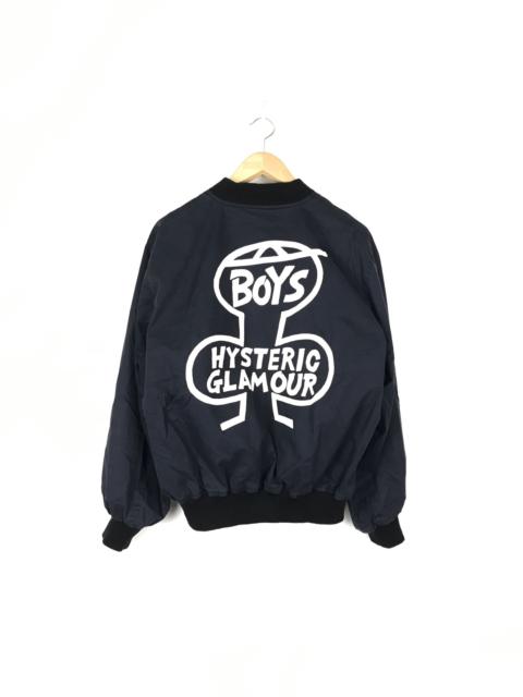 ジャケット・アウター HYSTERIC GLAMOUR  LOGO SCRATCH MA-1 MULTI HYSTERIC WOMAN スクラッチMA-1ジャケット|HYSTERIC