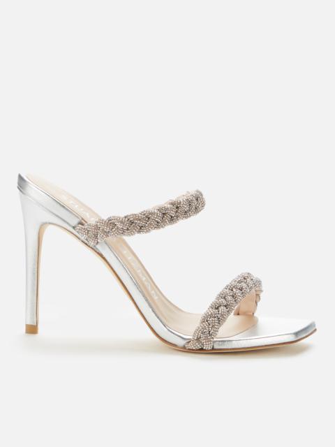 Stuart Weitzman Stuart Weitzman Women's Addison Heeled Mules - Silver